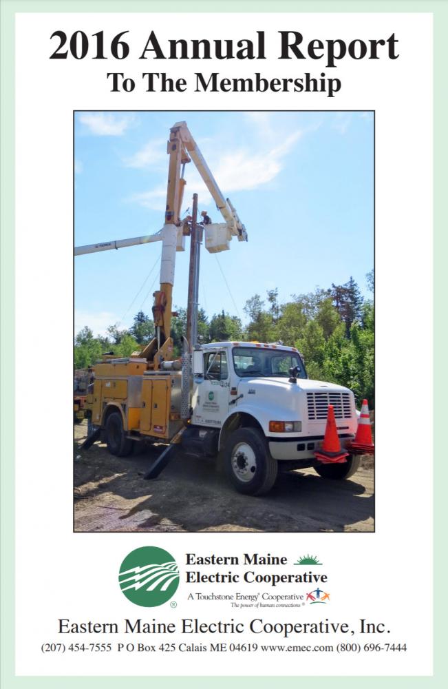 Annual Reports Eastern Maine Electric Cooperative, Inc.